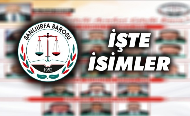 Baro başkanı adayının listesi belli oldu