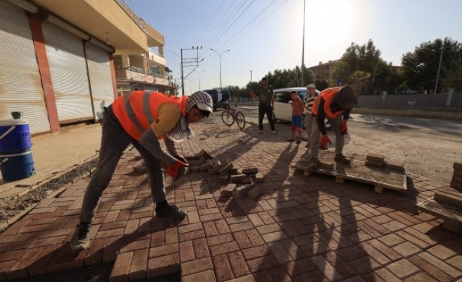 Büyükşehir, Ceylanpınar’daki çalışmalarını sürdürüyor