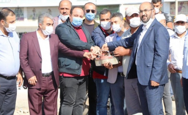 Viranşehir ilçesinde cami temeli atıldı