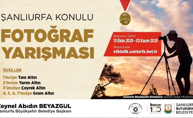 Şanlıurfa'da ödüllü fotoğraf yarışması yapılacak