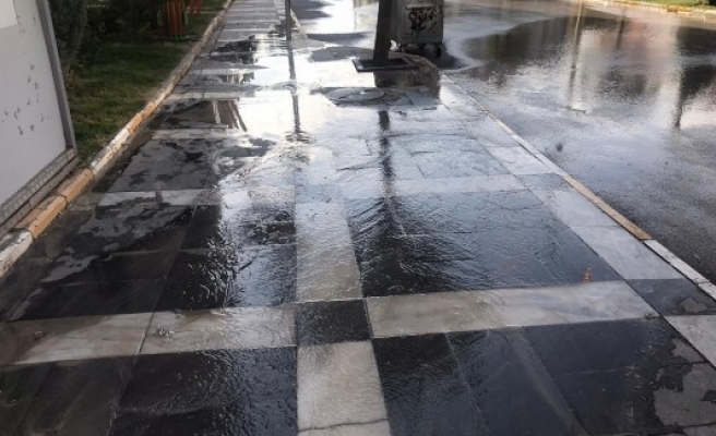 Şanlıurfa’da su borusu patladı!