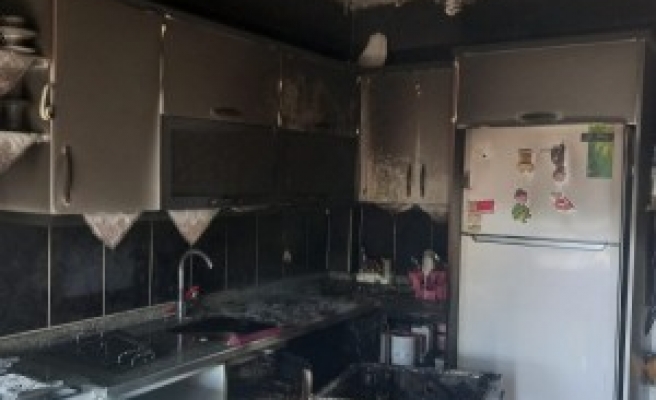 Şanlıurfa'da bir evde yangın çıktı