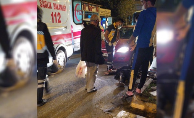 Şanlıurfa'da araba yayaya çarptı!