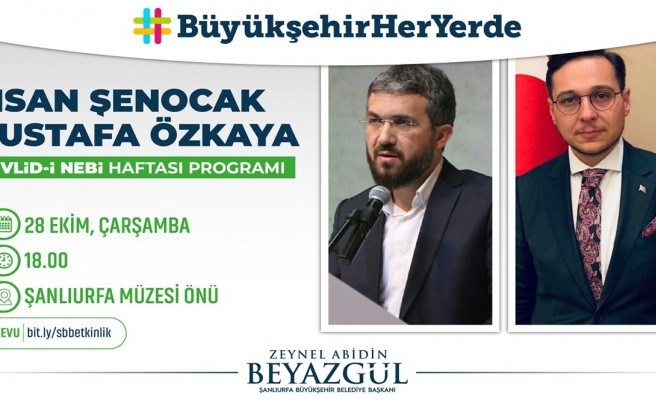 İhsan Şenocak Şanlıurfa’ya geliyor