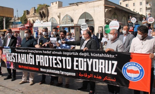 Urfa'dan Fransa Cumhurbaşkanına tepki: Macron İslam’dan korkuyor!