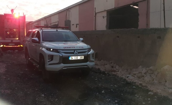 Şanlıurfa'daki fabrikada yangın çıktı!