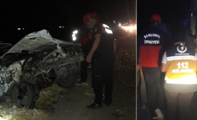 Şanlıurfa'da iki araç çarpıştı! Yaralılar var