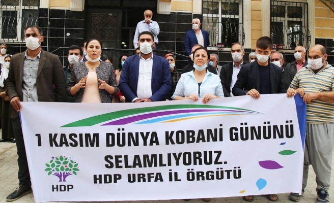 HDP Urfa Heyetinin açıklaması yasak nedeniyle engellendi