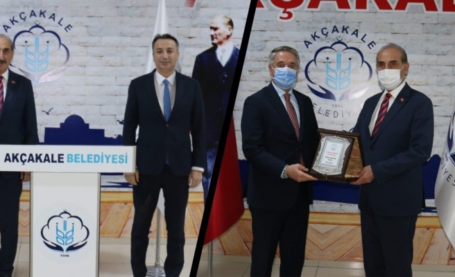 İki önemli isimden Akçakale Belediyesi'ne ziyaret