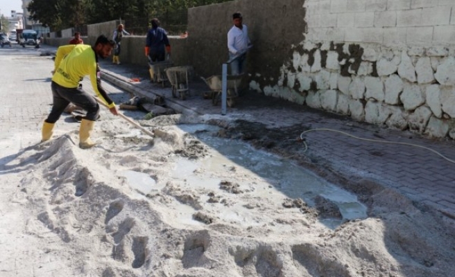 Akçakale'de sona gelindi! Çevre düzenlemesi yapılıyor