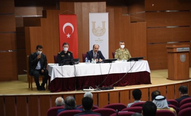 Vali Erin, Suriye ile ilgili toplantı yaptı