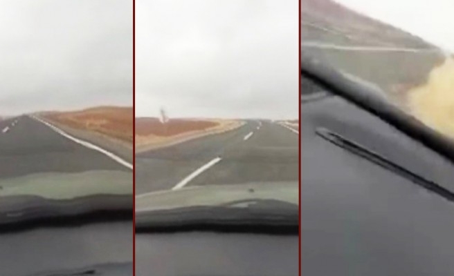 Şanlıurfa'da canlı yayındayken kaza yaptı