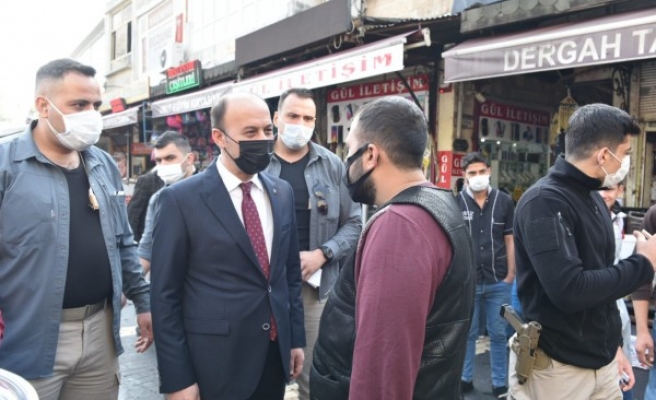 Vali Erin esnaf ve vatandaşla buluştu