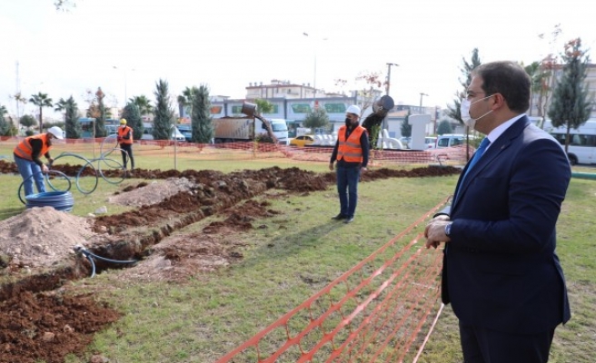 Haliliye’deki parklarda güvenlik sistemi kuruluyor