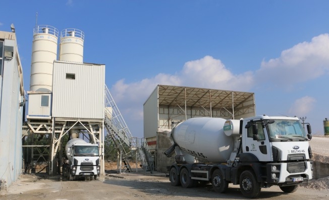 Urfa’daki beton santrali üretime başladı