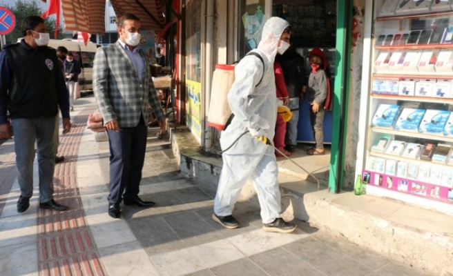 Akçakale’de korona ile mücadele çalışmaları sürüyor