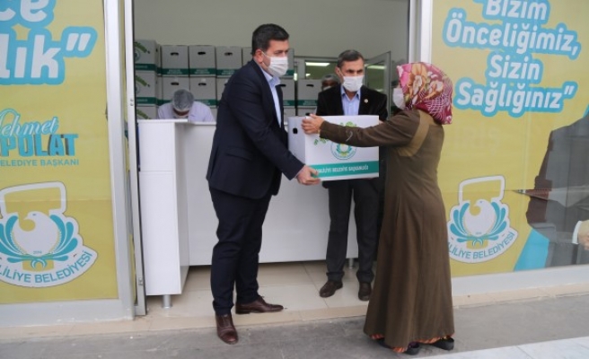 Haliliye’de çölyak hastalarına gıda kolisi desteği