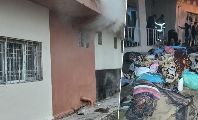 Ceylanpınar'da korkutan yangın!