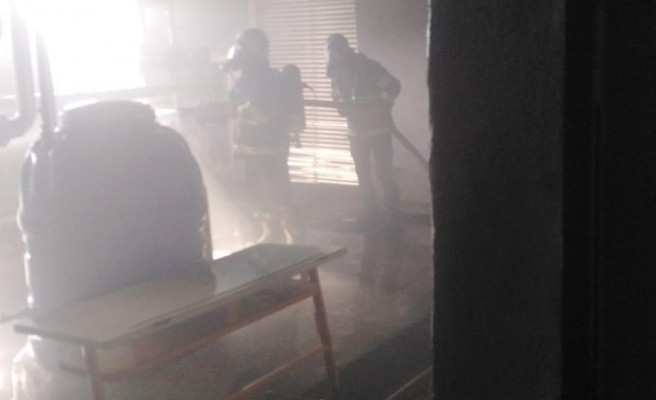 Urfa'daki okulun kazan dairesinde yangın çıktı