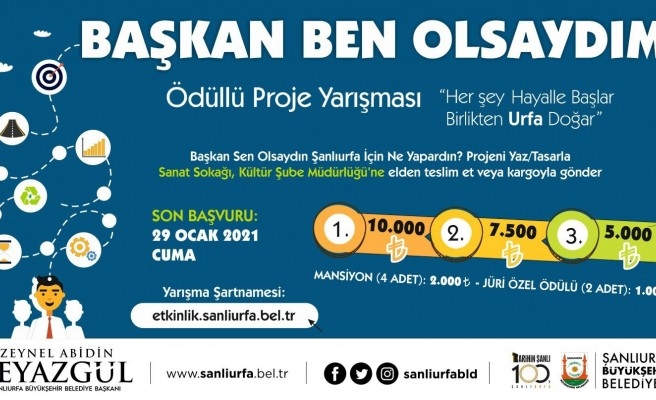 Şanlıurfa'da ödüllü yarışma başlıyor