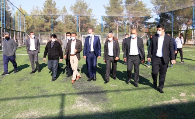 Akçakale’deki spor tesisinde yenileme yapıldı