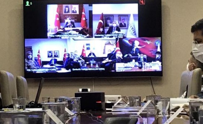 Vali Erin Bakan Yardımcısıyla online görüştü