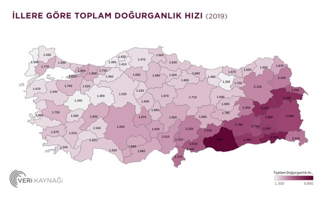 Şanlıurfa'daki doğurganlık hızı 3,89 çocuk oldu