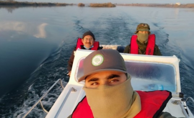 DKMP ekipleri Fırat Nehrinde denetim yaptı