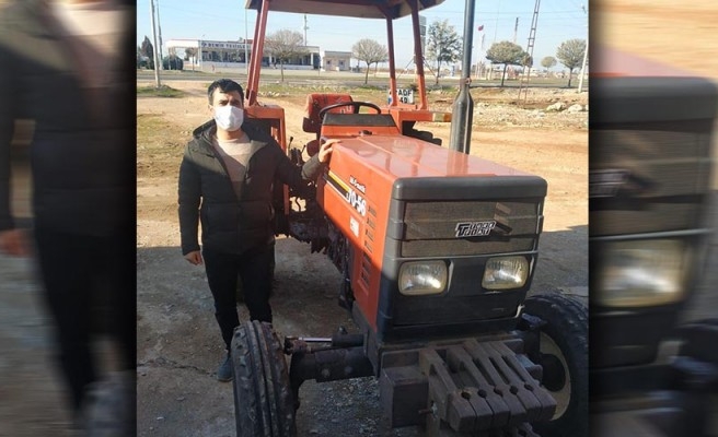 Şanlıurfa'da çalınan traktör bulundu