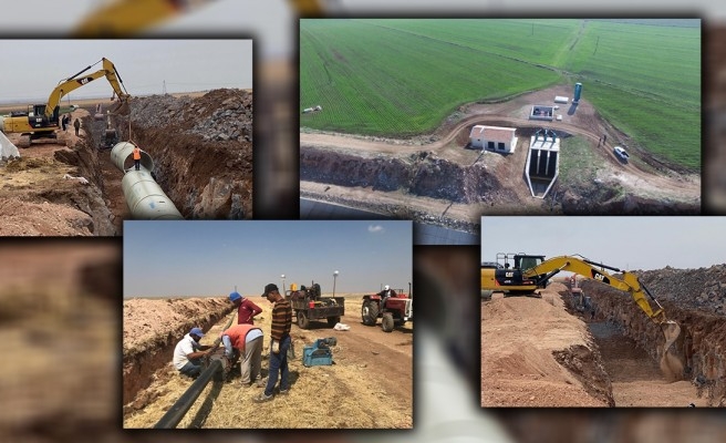 DSİ'nin sulama projesi devam ediyor