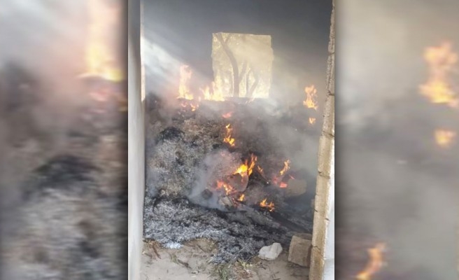 Devteyşti'nde metruk evde yangın çıktı