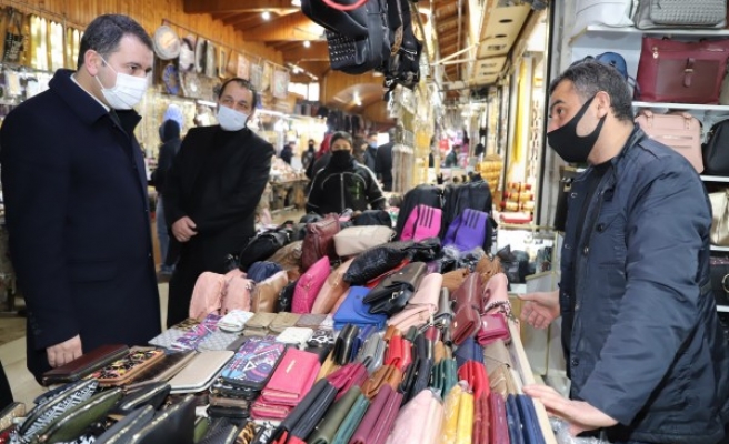 Metin Baydilli esnafın taleplerini dinledi
