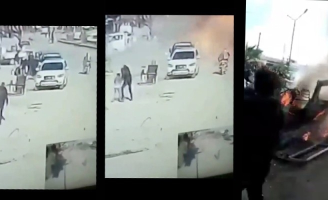 Patlama anının görüntüleri ortaya çıktı!