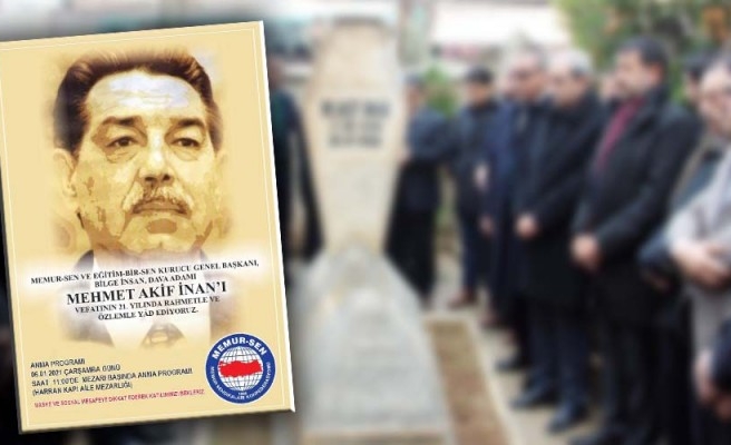 Mehmet Akif İnan, memleketi Urfa'da anılacak!