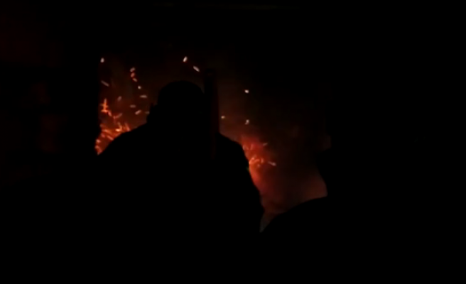 Eyyübiye İlçesinde korkutan yangın