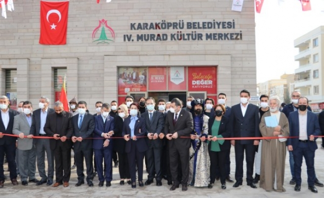 Karaköprü'de kültür merkezi hizmete açıldı!