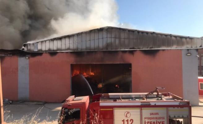 Harran Üniversitesi Osmanbey Kampüsünde yangın! (VİDEO EKLENDİ)