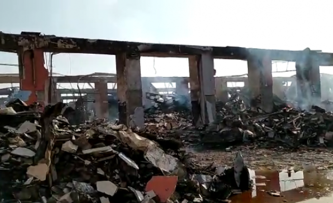 Harran'daki yangında soğutma çalışmaları sürüyor