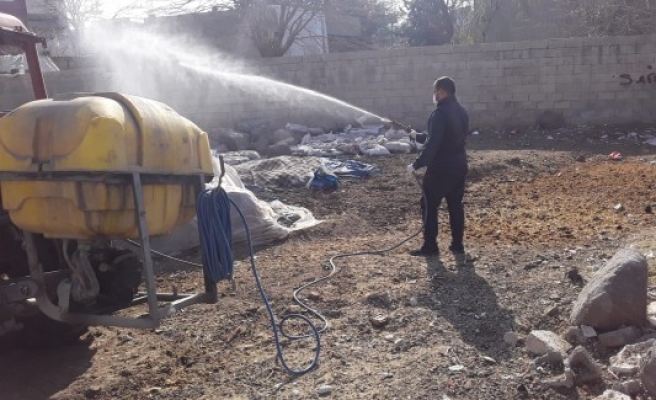 Viranşehir’de larva ilaçlamaları başladı