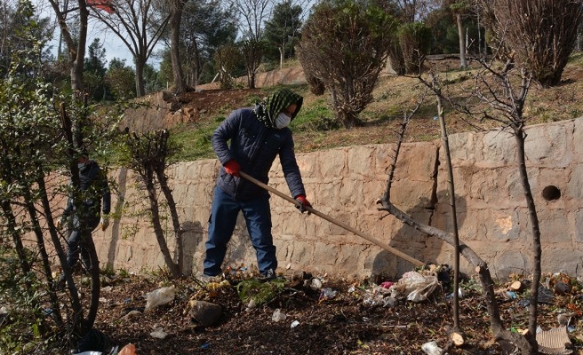 Siverek Kalesinde temizlik ve bakım çalışmaları başladı