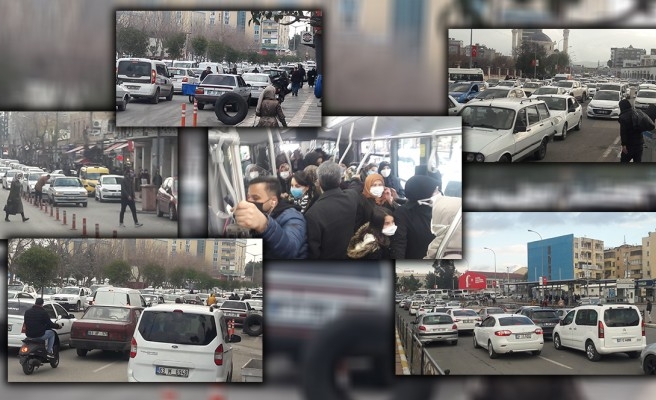 Şanlıurfa'da kısıtlama öncesi yoğunluk arttı