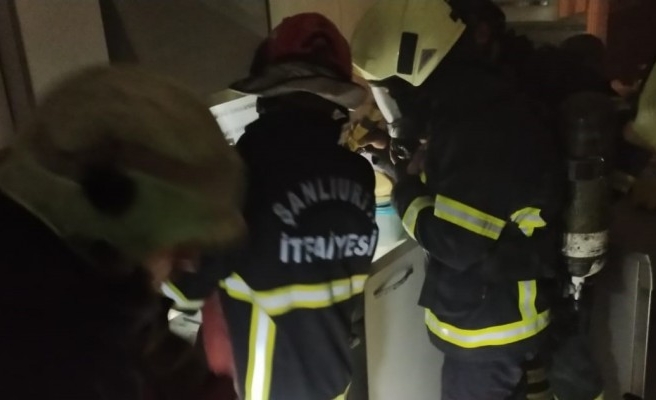 Şanlıurfa'da bir evde yangın!