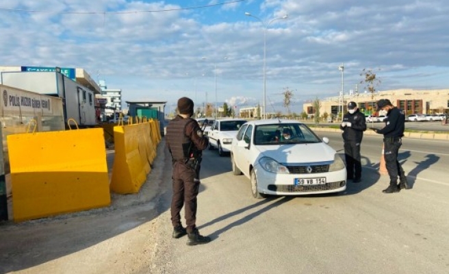 Urfa’da kısıtlama bilançosu açıklandı