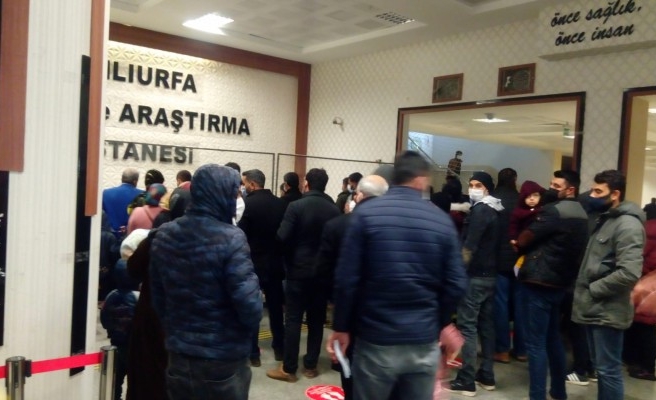 Şanlıurfa'daki hastanede yoğunluk yaşandı