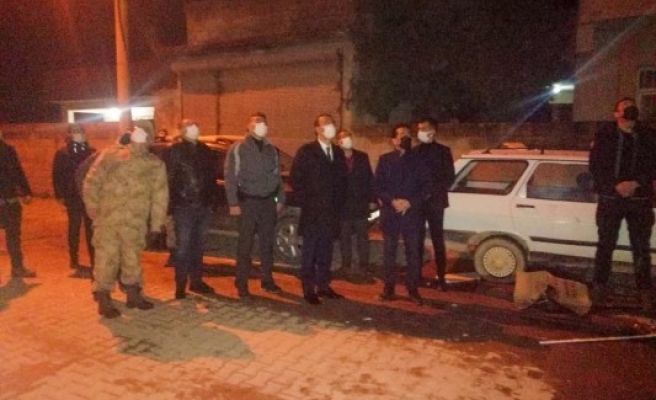 Vali Erin, olay yerinde incelemelerde bulundu