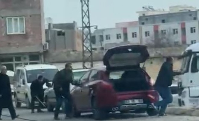 Şanlıurfa’daki silahlı kavga kameraya yansıdı