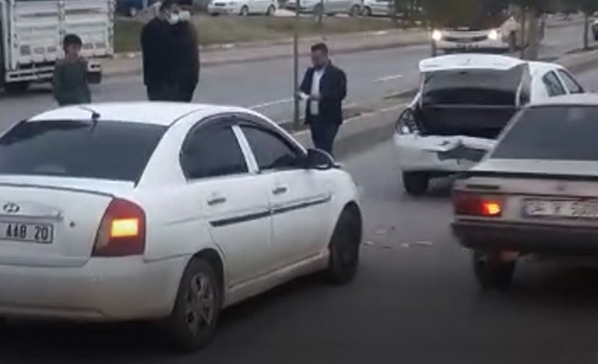 Şanlıurfa’da 2 otomobil çarpıştı: 1 yaralı