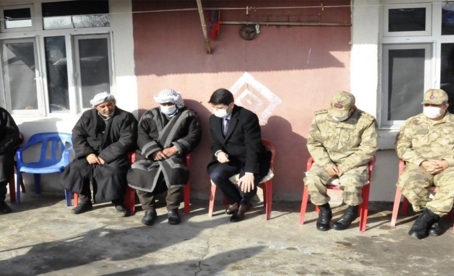 Kaymakam Ongu’dan acılı aileye taziye ziyareti