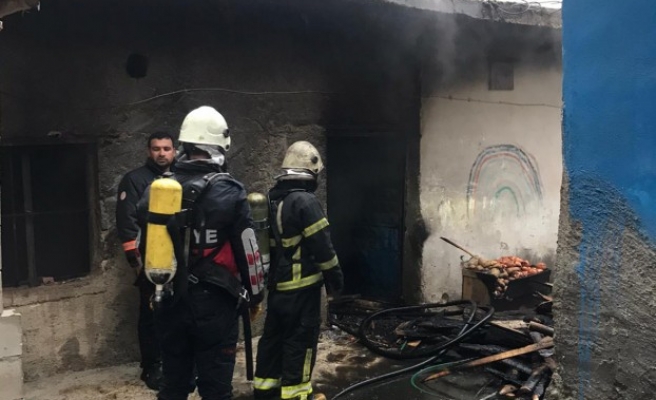 Eyyübiye’de korkutan odunluk yangını  