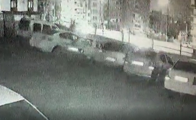 Şanlıurfa'daki toprak kayması kamerada